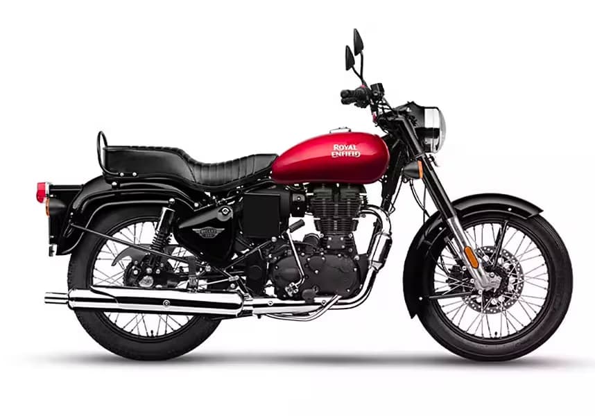 Royal Enfield, one of the motorcycles on the fleet